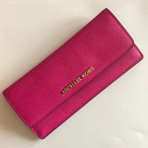 Bright Pink Michael Kors Wallet